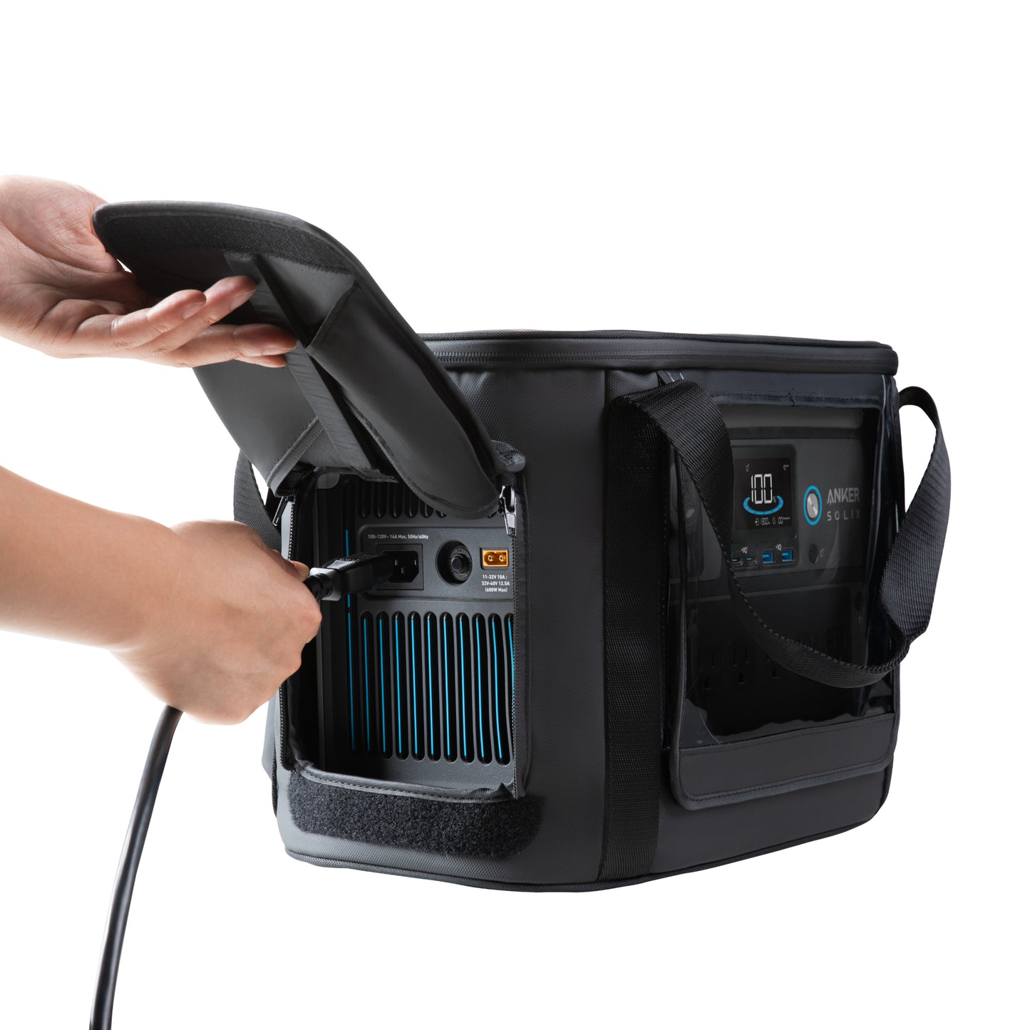 Anker SOLIX C1000 + borsa da trasporto resistente all'acqua