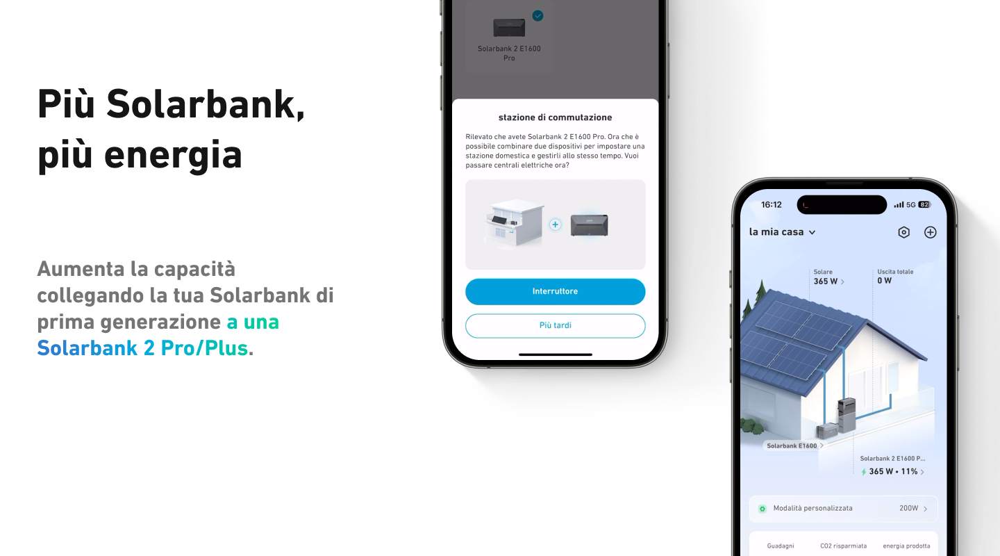 Solarbank è ora compatibile con Solarbank 2 Pro/Plus