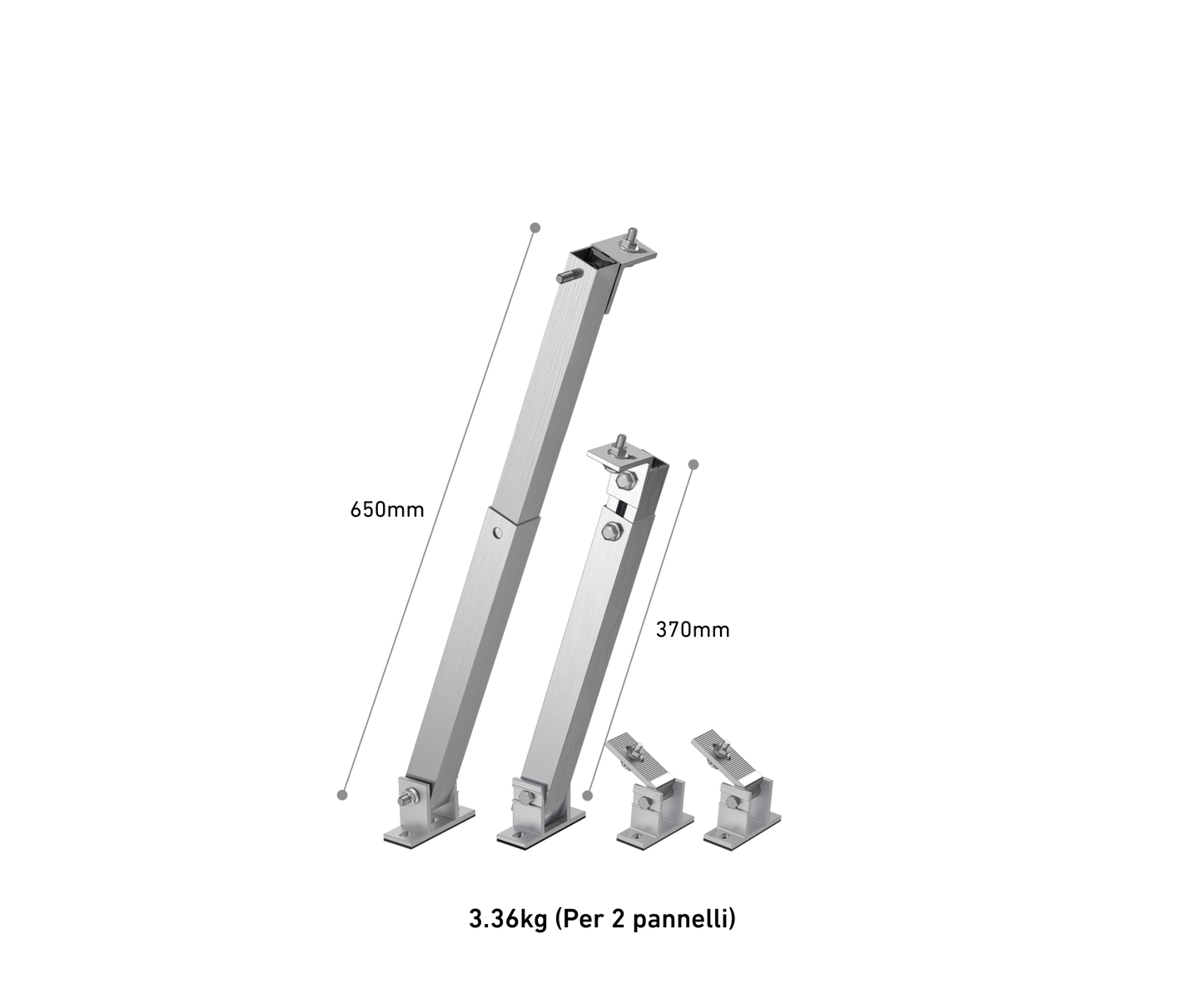 Anker SOLIX supporto da parete per pannello solare
