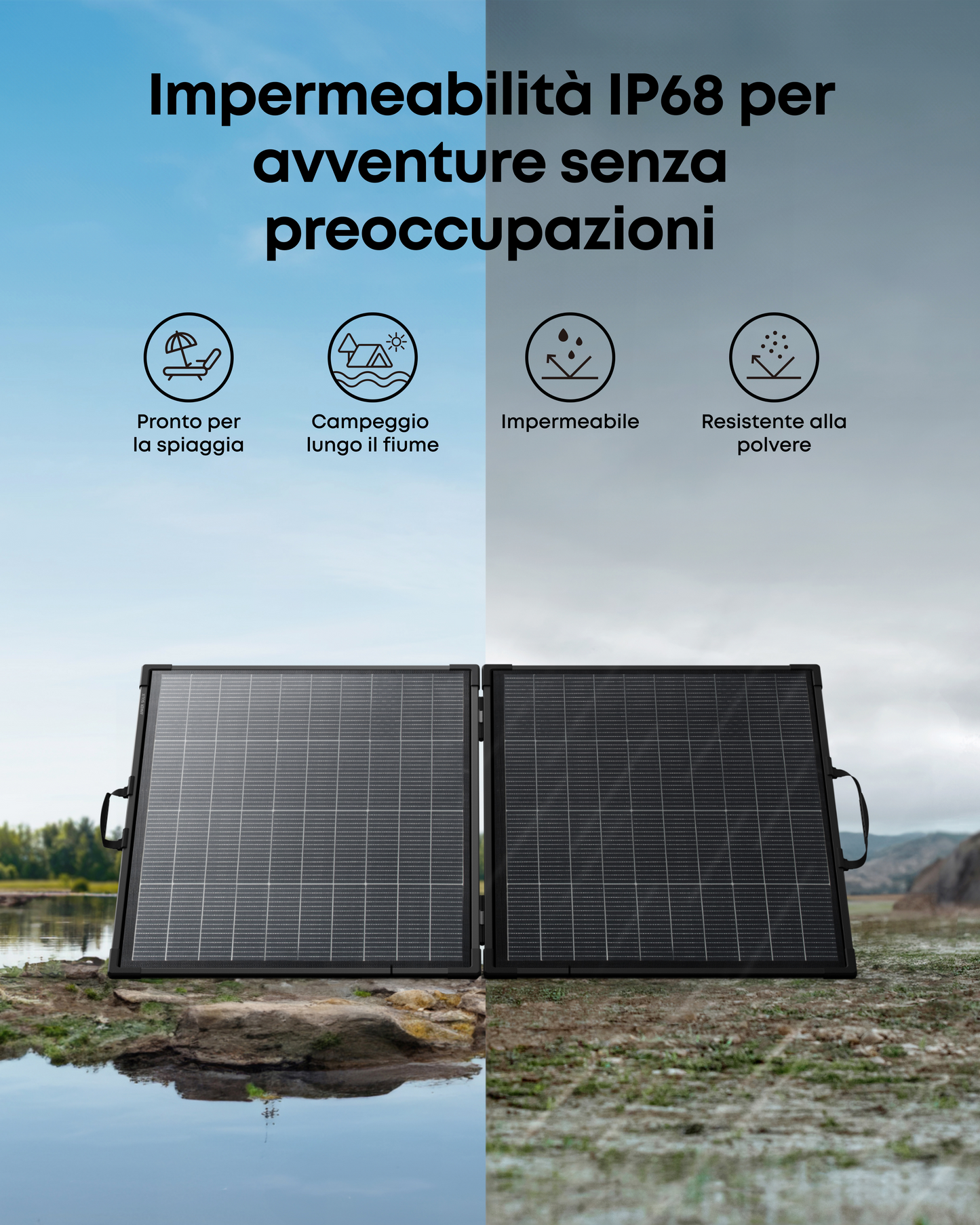 Anker SOLIX PS200 pannello solare portatile bifacciale