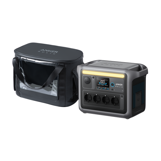 Anker SOLIX C1000 +  borsa da trasporto resistente all'acqua