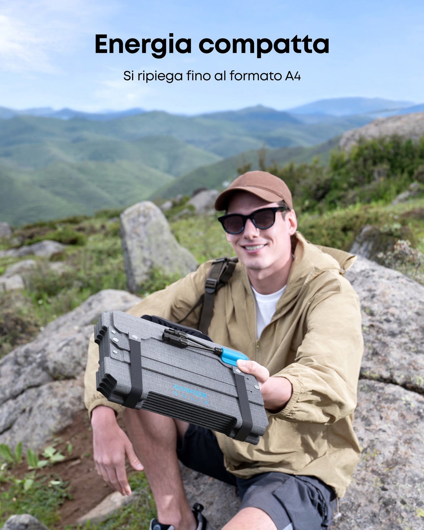 Anker SOLIX PS100X pannello solare portatile